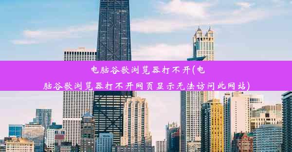 电脑谷歌浏览器打不开(电脑谷歌浏览器打不开网页显示无法访问此网站)