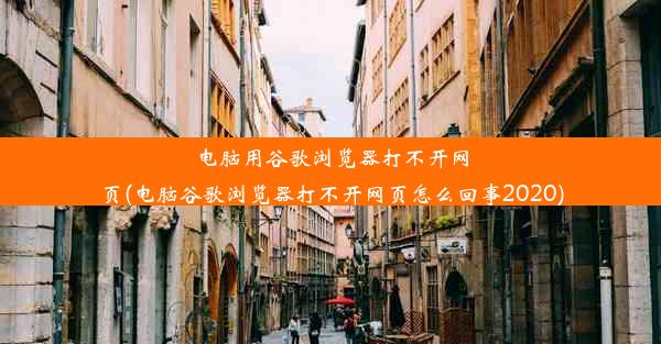 电脑用谷歌浏览器打不开网页(电脑谷歌浏览器打不开网页怎么回事2020)