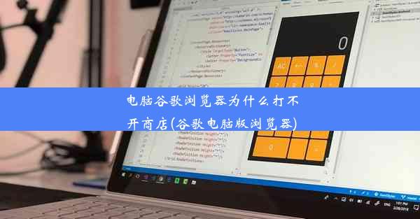 电脑谷歌浏览器为什么打不开商店(谷歌电脑版浏览器)