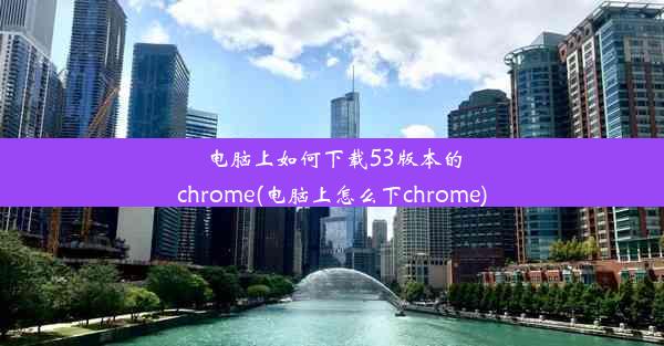 电脑上如何下载53版本的chrome(电脑上怎么下chrome)