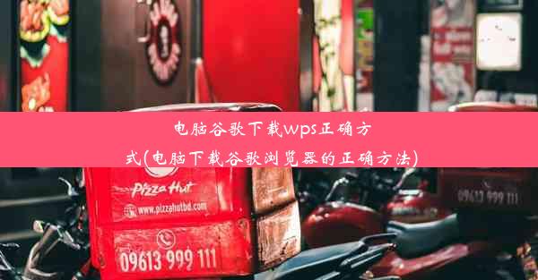 电脑谷歌下载wps正确方式(电脑下载谷歌浏览器的正确方法)