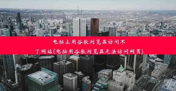 电脑上用谷歌浏览器访问不了网站(电脑用谷歌浏览器无法访问网页)