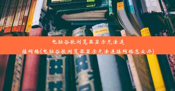 电脑谷歌浏览器显示无法连接网络(电脑谷歌浏览器显示无法连接网络怎么办)