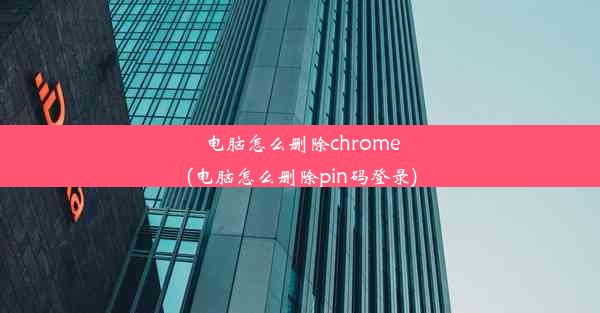 电脑怎么删除chrome(电脑怎么删除pin码登录)