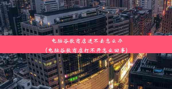 电脑谷歌商店进不去怎么办(电脑谷歌商店打不开怎么回事)