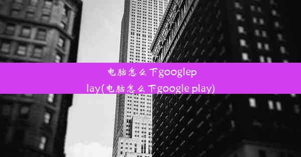 电脑怎么下googleplay(电脑怎么下google play)