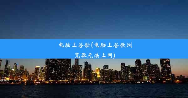 电脑上谷歌(电脑上谷歌浏览器无法上网)