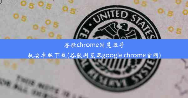 谷歌chrome浏览器手机安卓版下载(谷歌浏览器google chrome官网)