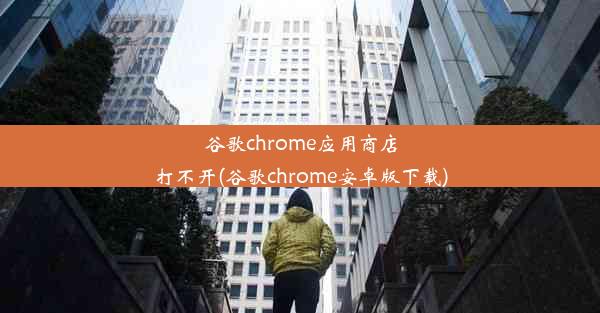 谷歌chrome应用商店打不开(谷歌chrome安卓版下载)