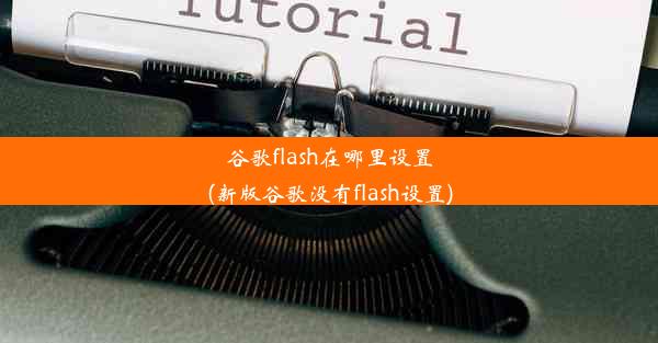 谷歌flash在哪里设置(新版谷歌没有flash设置)