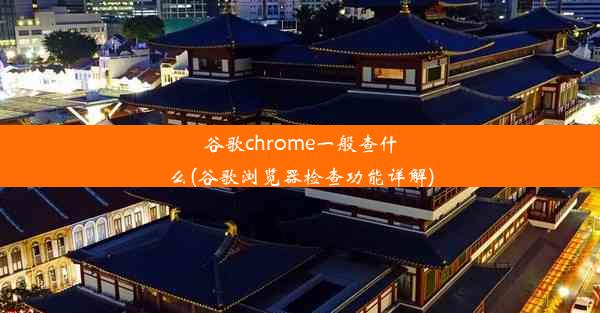 谷歌chrome一般查什么(谷歌浏览器检查功能详解)