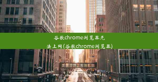 谷歌chrome浏览器无法上网(谷歌chrome浏览器)