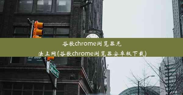 谷歌chrome浏览器无法上网(谷歌chrome浏览器安卓版下载)