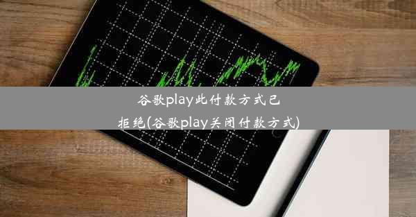 谷歌play此付款方式已拒绝(谷歌play关闭付款方式)