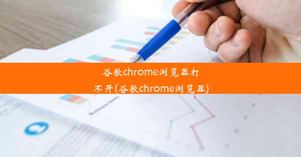 谷歌chrome浏览器打不开(谷歌chrome浏览器)