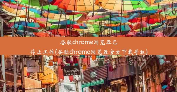 谷歌chrome浏览器已停止工作(谷歌chrome浏览器官方下载手机)