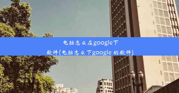 电脑怎么在google下软件(电脑怎么下google 的软件)