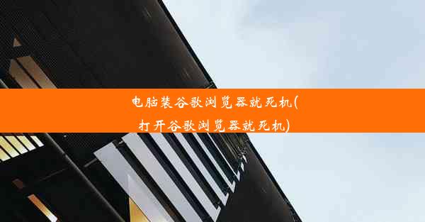 电脑装谷歌浏览器就死机(打开谷歌浏览器就死机)