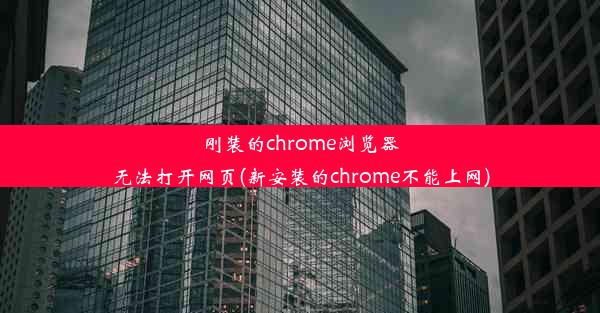 刚装的chrome浏览器无法打开网页(新安装的chrome不能上网)