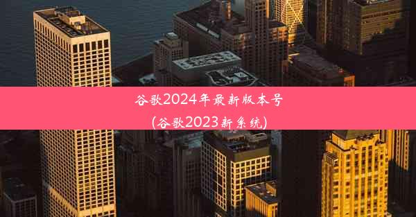 谷歌2024年最新版本号(谷歌2023新系统)