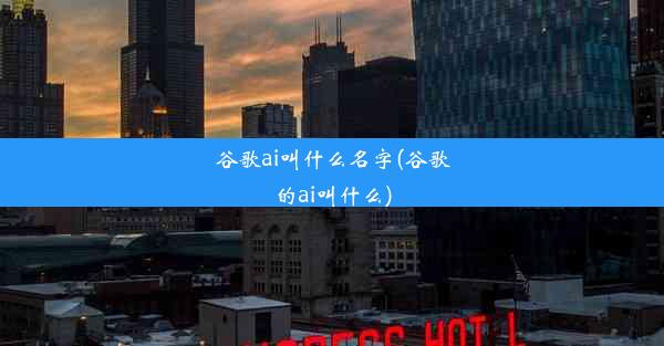 谷歌ai叫什么名字(谷歌的ai叫什么)