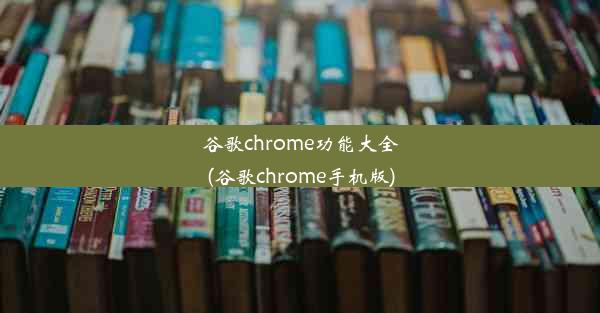 谷歌chrome功能大全(谷歌chrome手机版)