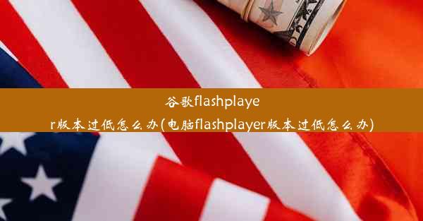 谷歌flashplayer版本过低怎么办(电脑flashplayer版本过低怎么办)