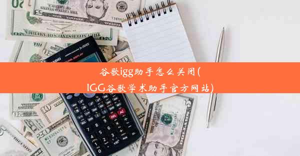 谷歌igg助手怎么关闭(IGG谷歌学术助手官方网站)